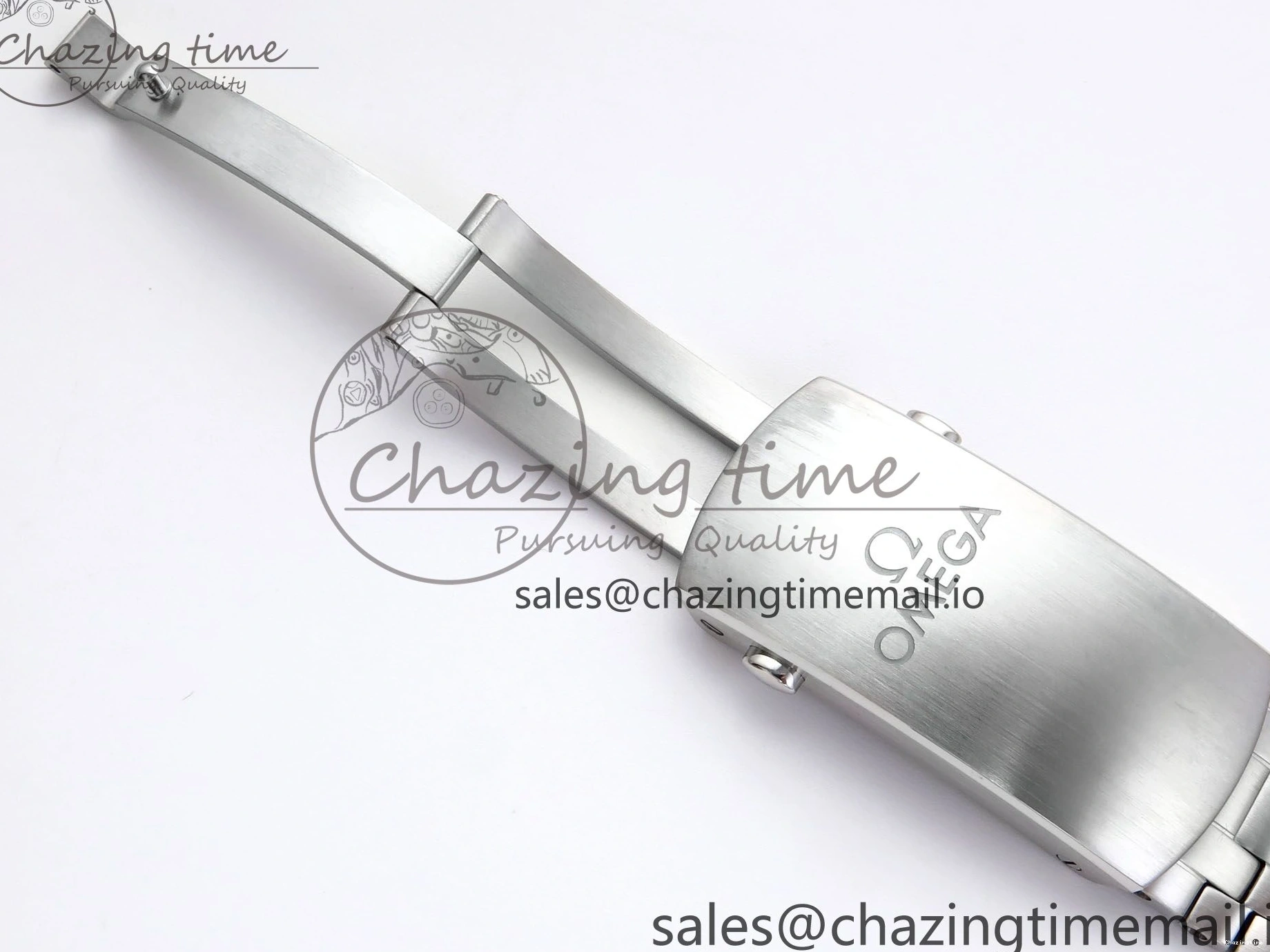 0306 Seamaster 300m Chrono SS YG OMF 1:1 Best Edition Blue Dial on SS YG Bracelet A Seasonal 7691